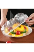 100 Adet Yeniden Kullanılabilir Gıda Saklama Kâse Tabak Tencereler Için Ayarlanabilir Gıda Bonesi - 4