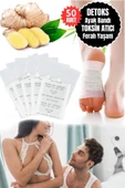 Ayak Banyosu Detoksu ve Vücut Uykuyu İyileştirin, Vücuttaki Pislikleri Temizleyen 50 Adet Ayak Bandı thumbnail 3