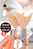 1 Çift Kalite Silikon Parmak Gömleği Ayak Parmak Koruyucu Tüm Parmakları Kapatan Ayak Bunyon Gömlek - 3
