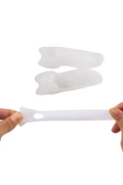 Ayak Sağlığı Için Ayak Serçe Parmak Makaralı Bunyon Koruyucu Beyaz 1 Çift thumbnail 6