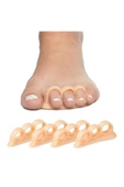 Ayak Parmak Düzeltici 3 Parmağa Geçen Çekiç Parmak Koruyucu Makaralı Silikon Parmak Kemik Koruyucu thumbnail 3