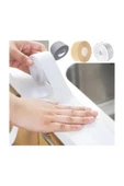 3.2 Metre Su Sızdırmaz Kenar Bant Mutfak Banyo Duvar Küvet Lavabo Bandı Ev Iş Ofis Yapışkanlı Şerit thumbnail 3