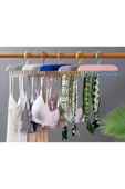8 Kancalı Çok Amaçlı Yapışkanlı Askı İç Çamaşırı Banyo Askısı thumbnail 1