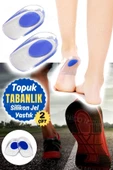 2 Çift Jel Güçlendirici Calcaneenne Ağrı Ağrısı Ayak Tabanı Topuk Tendonit Ortopedik Yastık thumbnail 1