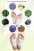 10 Adet | %100 Kinok Detoks Ayak Bandı , Foot Patch Toksin Atıcı Detox Ayak Detoksu Bantı thumbnail 3