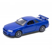 Welly 1:32 Nissan Skyline GTR R34 Çek Bırak Araba - 1