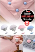 4 Adet Yorgan Düğmesi ve Çarşaf Tutucu Klips - Hafif ve Dayanıklı Malzeme Yorgan Kılıfı Sabitleyici thumbnail 2