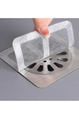 10 lu Lavabo Süzgeci Banyo Gider Süzgeci Sineklik Tamir Kiti Telli Gider Saç Toplayıcı thumbnail 4