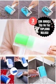 3 Adet Yıkanabilir Kedi Tüy Toplama ve Köpek Tüy Toplama Toz Pratik Toplama Rulosu Aparatı thumbnail 5