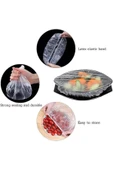 100 Adet Lastikli Tazeliği Koruyan Tencere Ve Tabak Bonesi thumbnail 5