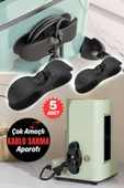 5 Adet Airfryer Kablo Toparlayıcı Sarma Küçük Ev Aletleri İçin Pratik Kablo Sarıcı Yanmaz Yapışkanlı - 1