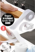 5 Adet 3.2 Metre PVC Su Geçirmez Lavoba Bandı  Kendinden Yapışkanlı Banyo Duvar Sızdırmazlık Bandı thumbnail 3