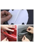 8 Adet Araba Kapı Kolu Koruyucu Çizilme Önleyici Şeffaf Sticker Film Koruma Seti thumbnail 1