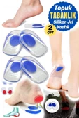 2 Çift Jel Güçlendirici Calcaneenne Ağrı Ağrısı Ayak Tabanı Topuk Tendonit Ortopedik Yastık thumbnail 6