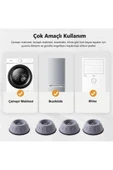 4 Adet Gürültü Engelleyici, Kaymaz, Titreşim Önleyici, Çamaşır Makinesi Ayaklığı - 2