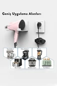 3 Adet Yapışkanlı Mutfak Aletleri Kablo Sarma Toplama Organizeri Airfryer Kablo Sabitleyic - 4