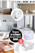5 Adet 3.2 Metre PVC Su Geçirmez Lavoba Bandı  Kendinden Yapışkanlı Banyo Duvar Sızdırmazlık Bandı thumbnail 2