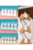 Askı Çoğaltıcı Kanca 10 Adet Elbise Pantolon Askı Klips Seti Dolap Toplayıcı Raf Içi Düzenleyici thumbnail 2
