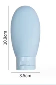 3 Adet Seyahat Tipi Doldurulabilir Krem Şampuan Duş Jeli Sprey Losyon Şişe Seti Krem Kutusu 60 Ml - 3