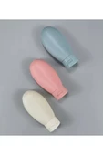 3 Adet Seyahat Tipi Doldurulabilir Krem Şampuan Duş Jeli Sprey Losyon Şişe Seti Krem Kutusu 60 Ml - 2
