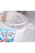 50 Adet Kullan At Klozet Örtüsü Klozet Poşeti Klozet Kapak Örtüsü Dispenseri thumbnail 3