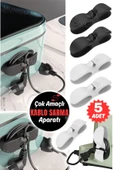 5 Adet Airfryer Kablo Toparlayıcı Sarma Küçük Ev Aletleri İçin Pratik Kablo Sarıcı Yanmaz Yapışkanlı - 5