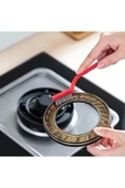 3 Adet Tel Fırça Ocak Fırın Mangal Izgara Airfryer Temizliği Kir Pas Yağ Temizleme Fırçası thumbnail 4