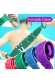banyo kesesi sırt fırçası Çift Taraflı Banyo Hamam Lifi Masajlı Yumuşak Duş Lifi Uzun Ömürlü Hazır thumbnail 2