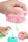 Banyo Duş Kesesi Sabun Duş Jeli Hazneli Masaj Lif Fırçası Kese thumbnail 3