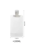 3 Adet 100ml Krem Şampuan Kabı Tekrar Kullanılabilir Set - 2