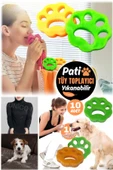 10 Adet Pet Kürk Toz Filtrele Tiftik Pati Tasarımlı Tüy Toplama Evcil Hayvan Tüy Toplayıcı Uzun Süre thumbnail 5