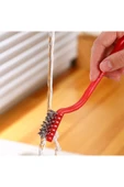 3 Adet Ocak Fırın Mangal Izgara Airfryer Temizliği Tel Pas Sökme Fırçası 3lü Yağ Temizleme Fırçası thumbnail 3