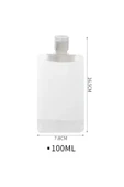 3 Adet 100ml Krem Şampuan Duş Jeli Kabı Seyahat Tekrar Kullanılabilir Set Yeniden Doldurulabilir - 2