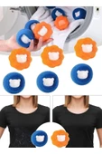 2ADET Giysilerdeki KediKöpek Tüyleri,Saç,Kıl Gibi Tüyleri Toplayan Çamaşır Makinesi Tüy Toplama Topu thumbnail 4