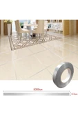 3 Adet 0.5 Cm Kalınlık Gümüş Fayans Arası Şerit Bandı 50 Metre Banyo Derzz Dekor Band (Lo) thumbnail 1