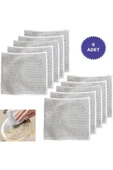 6 Adet Tek Katlı Çok Amaçlı Tel Bulaşık Yıkama Bezi Çok Fonksiyonlu Çizilmez Sihirli Bez 6 Lı Paket thumbnail 4