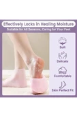 1 çift silikon jel topuk nemlendirici çorap ayak bakımı çatlama koruyucu krem çorabı - 2
