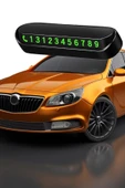 Araba Park Numaratörü Telefon Numarası Numaratör İçi Fosforlu Cam İçin Parktel Oto Otomobil Camı thumbnail 1