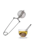 Paslanmaz Çelik Bitki Çayı ve Kahve Demleme Süzgeci Maşalı Çay Araçları ve Infuser Mesh Filtre Topu - 4