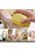 Silikon Banyo Duş Jeli Kesesi Hazneli Şampuan Peeling Vücut Masaj Fırçası - 1