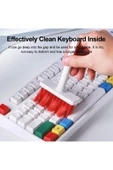 ogzshp Yumuşak Klavye Fırçası, Kulaklık Temizleyici 5'i 1 arada Çok İşlevli Elektronik Cihaz thumbnail 3