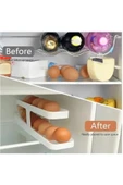 erhnshop 2 Katlı Otomatik Buzdolabı Yumurta Standı Yumurtalık Rafı Saklama Kabı Buzdolabı Org thumbnail 2