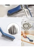 Çok Fonksiyonlu Derz Zemin Fayans Banyo Mutfak Oluk Temizleme Fırçası Çöp Cımbızlı Temizleme Fırçası thumbnail 4