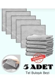 Main Shop 5 Adet Tel Bulaşık Bezi Çizmez Bulaşık Teli Çelik Bez 20x20 Cm Çift Katmanlı M-602 thumbnail 2