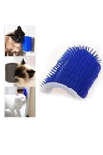 Kedi Kaşınma Aparatı Köşe Montajlı Sürtünme Fırçası thumbnail 1