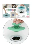 Pratik Süzgeçli Silikon Lavabo Ve Küvet Yuvarlak Lavabo Tıkacı Gider Tıkacı Banyo Evye Kapağı.Moa thumbnail 6