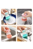 Deterjan Hazneli Banyo Mutfak Lavabo Ve Bulaşık Yıkama Fırçası thumbnail 4