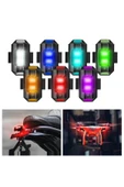 Motor Drone Uçak Kanadı Led Şarjlı Kablosuz Mini Led Çakarlı Lamba thumbnail 5