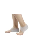Silikon Ayak Topuk Çorabı Beyaz Renk thumbnail 3