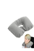 Ortopedik Şişme Seyahat Yastığı Boyunluk Taşınabilir Portatif Şişme Yastık thumbnail 1